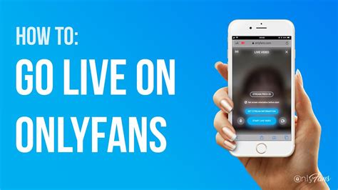 onlyfans live cam|How to Go Live on OnlyFans